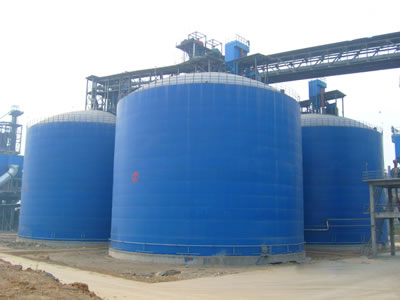 灵山水泥钢板库改造