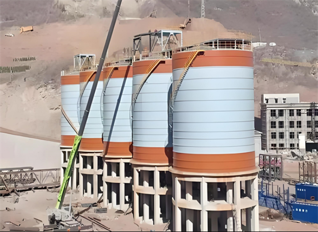 灵山高架钢板仓